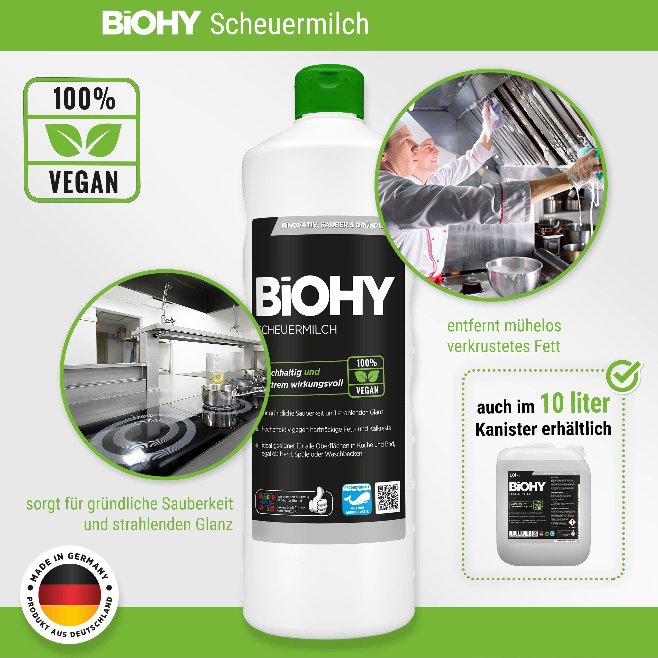 BiOHY Scheuermilch 1 x 10 Liter Kanister Scheuermilch (1-St)