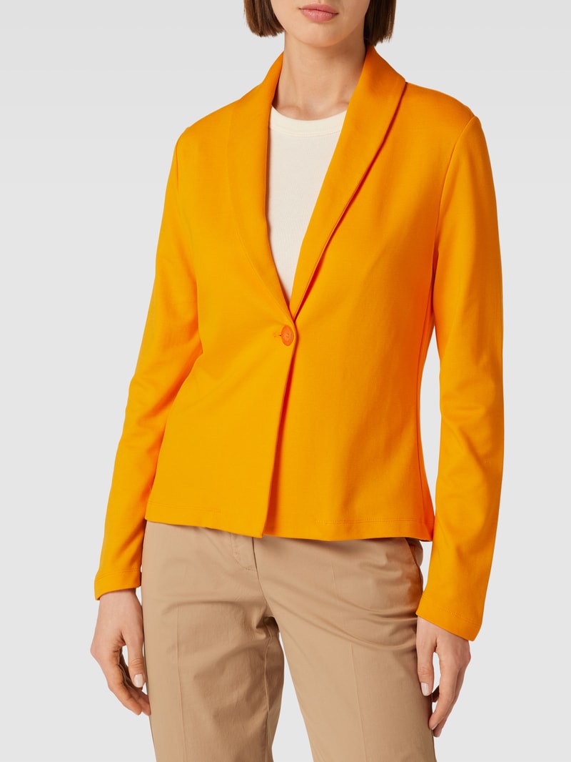 Blazer mit Knopfverschluss in orange