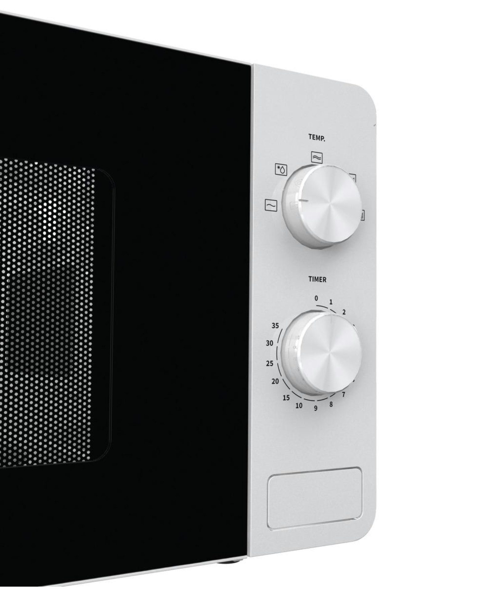 Hisense Mikrowelle H20MOWP1, Auftaufunktion, 20,00 l, Glasdrehteller, manuelle Steuerung, 35min Zeiteinstellung