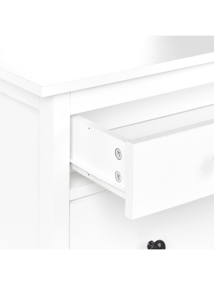 Beliani Schuhschrank GIBSON in Weiß - (W) 89 x (H) 127 x (L) 30 cm günstig kaufen onesize