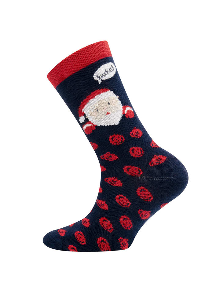 ewers 2er-Set Socken 2er Pack Rentiere/HoHoHo in bunt günstig kaufen