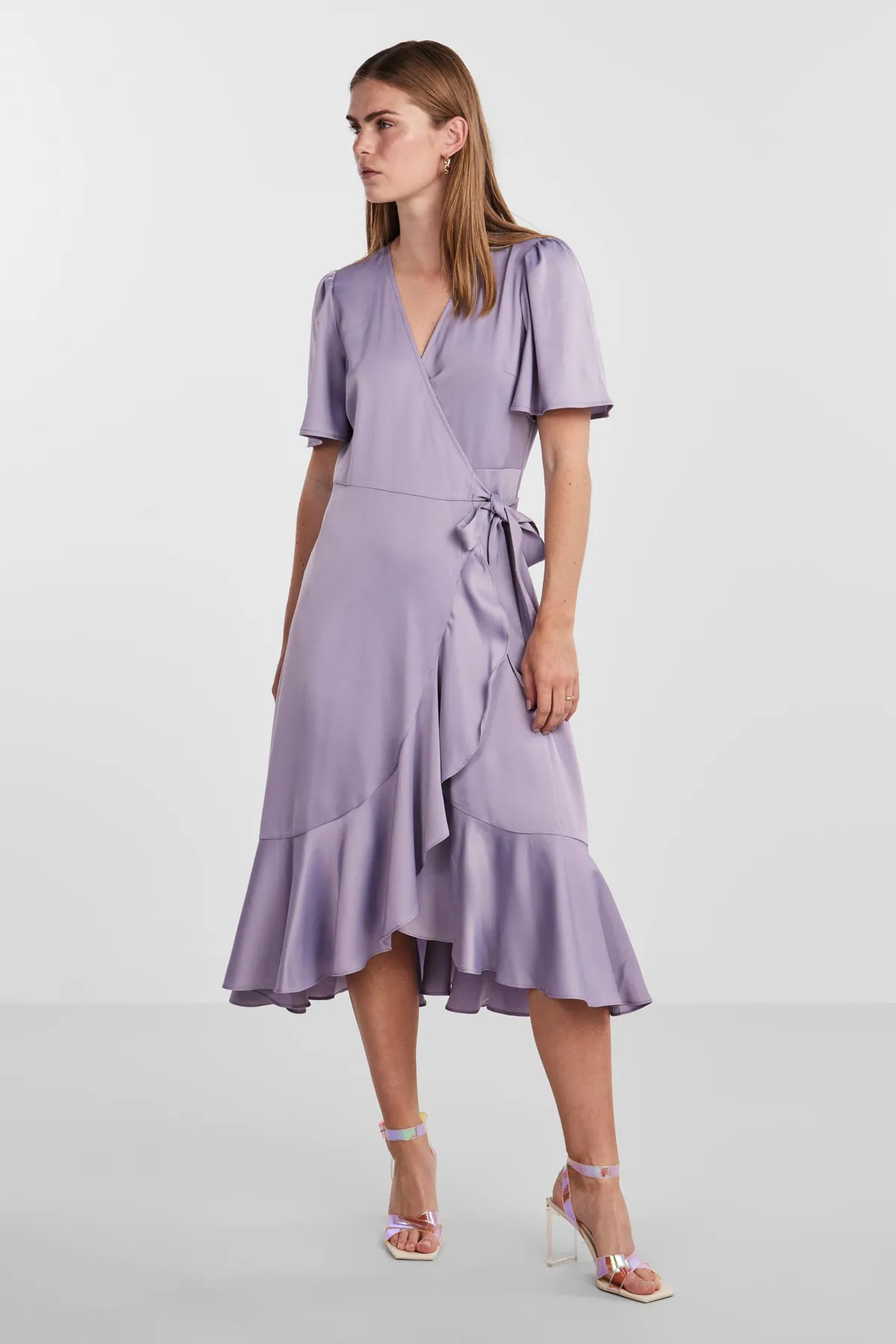 Y.A.S.  Kleid - Türkis - Wickelschnitt