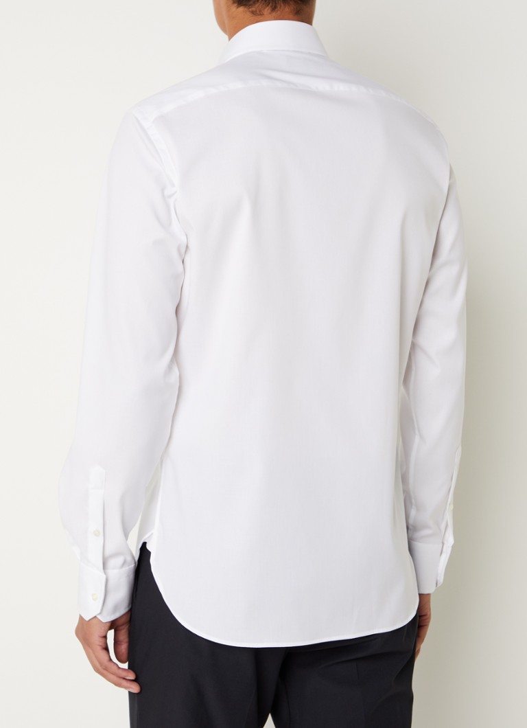 Boggi Milano Slim fit košulja s izrezanim ovratnikom