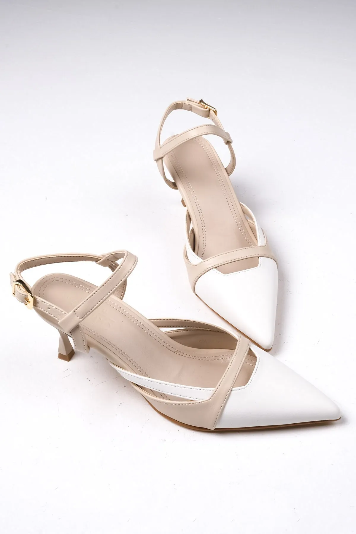Mio Gusto  High Heels - Weiß - Pfennigabsatz/Stiletto