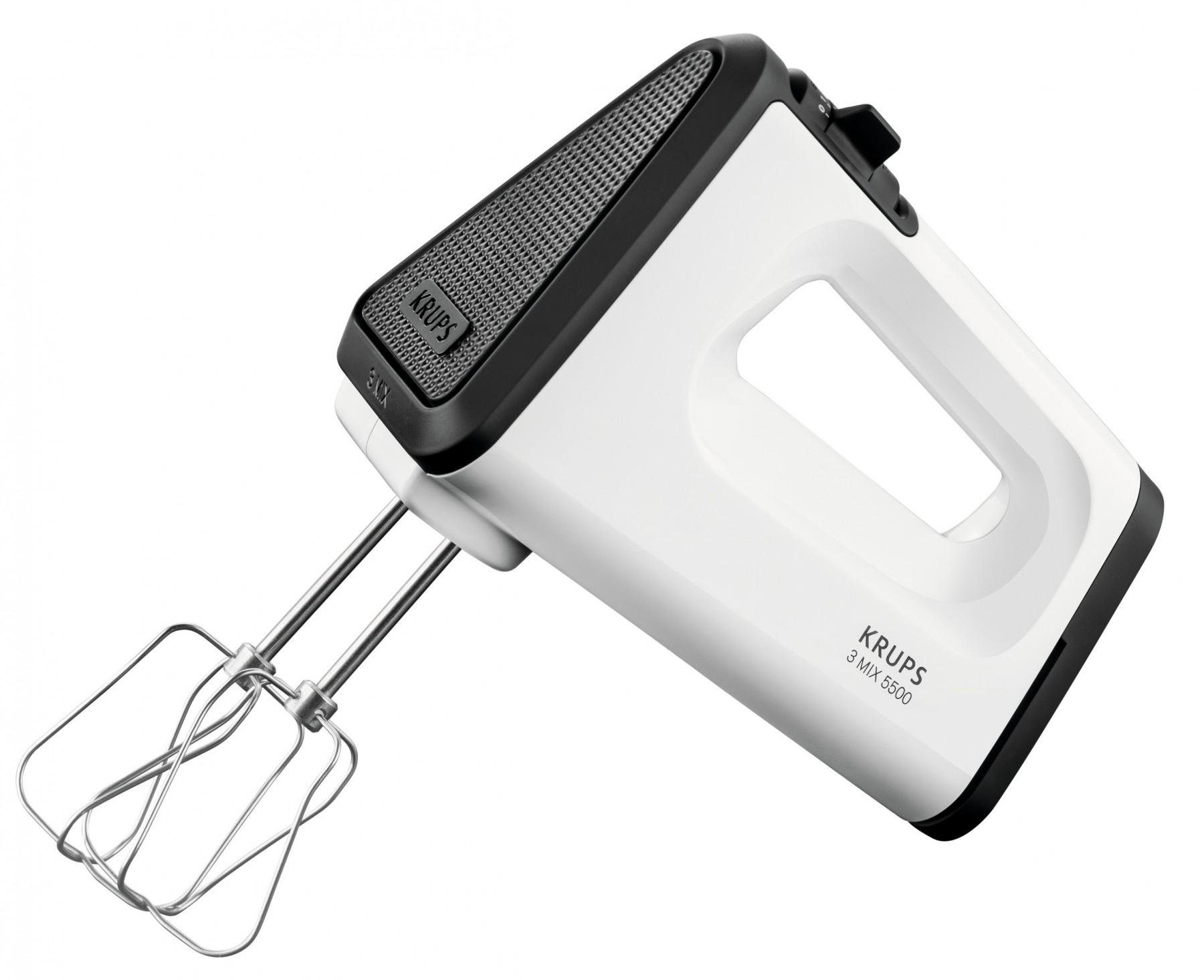 Krups Handmixer 3 Mix 5500, 500 W, 5 Geschwindigkeiten + Turbo- & Auswurftaste