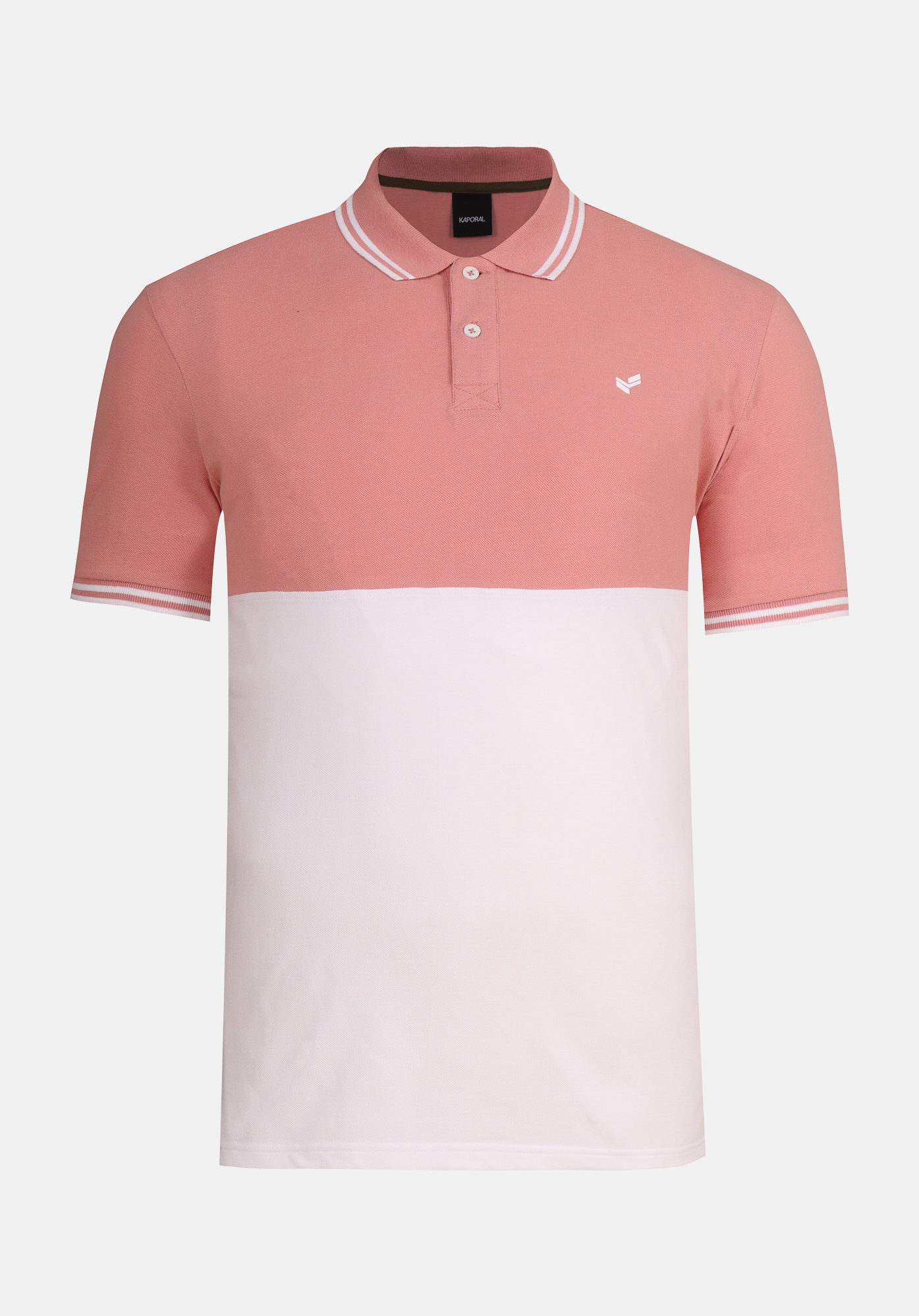 NATEA  Polo rose homme 100% coton