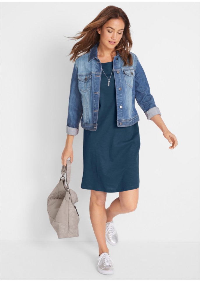 Boxy-Jerseykleid