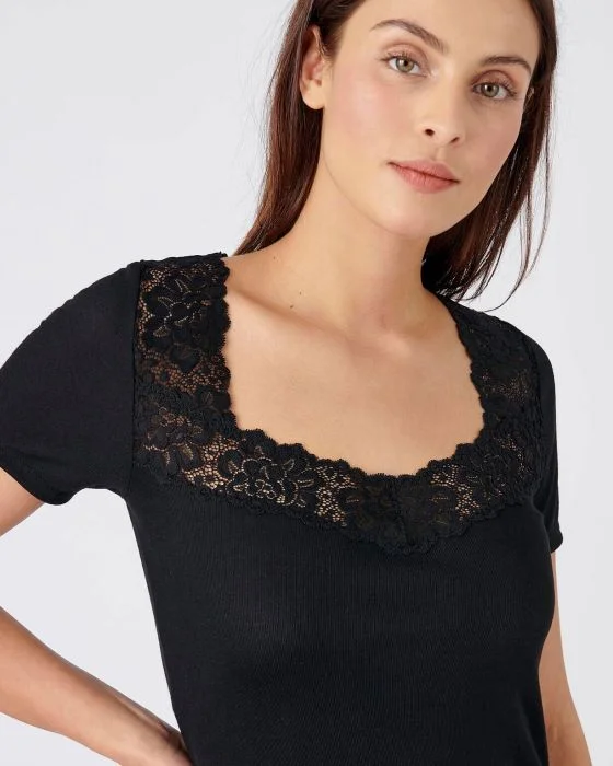 T-shirt manches courtes Douceur soyeuse Thermolactyl