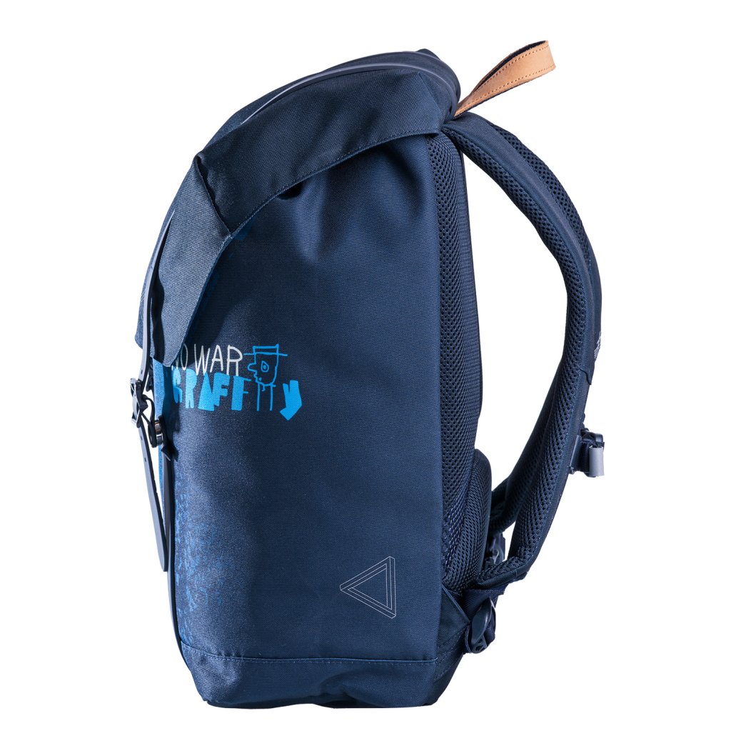 Frii of Norway Ergonomischer Schulrucksack 30L Graffiti Blue