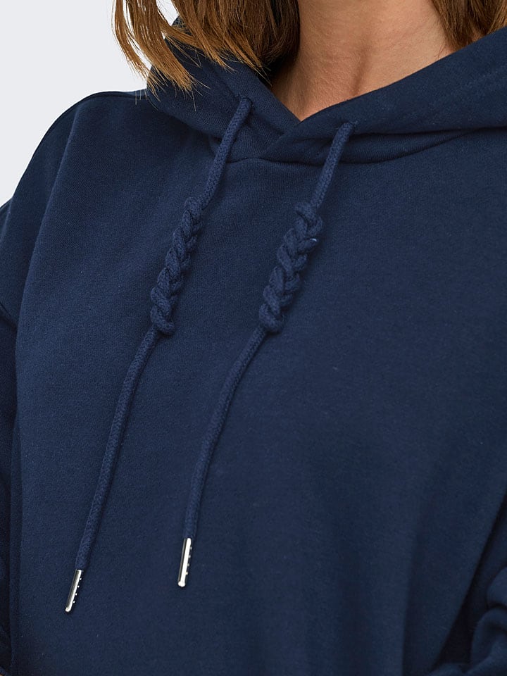 ONLY Hoodie in Dunkelblau günstig kaufen