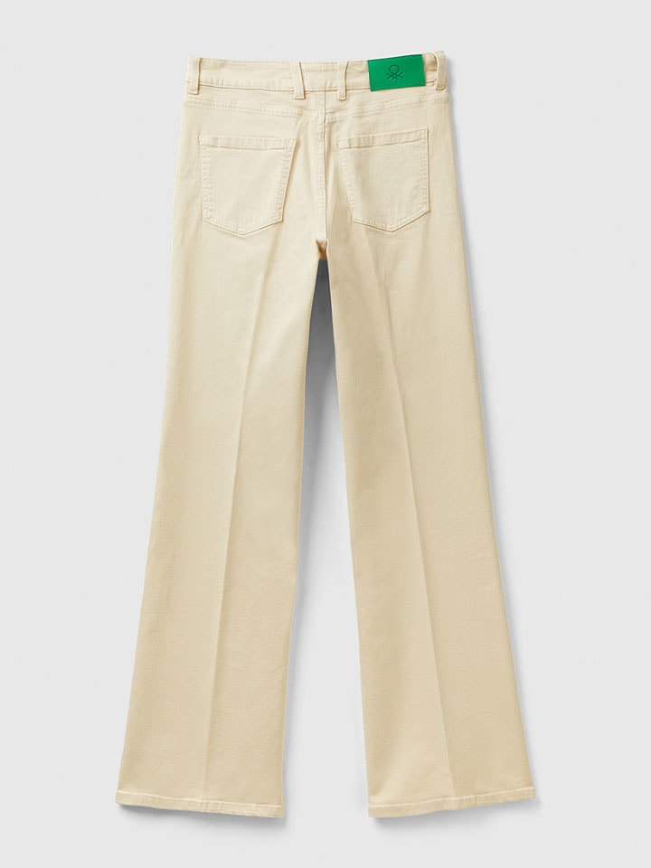 Benetton Jeans - Flare fit - in Beige günstig kaufen