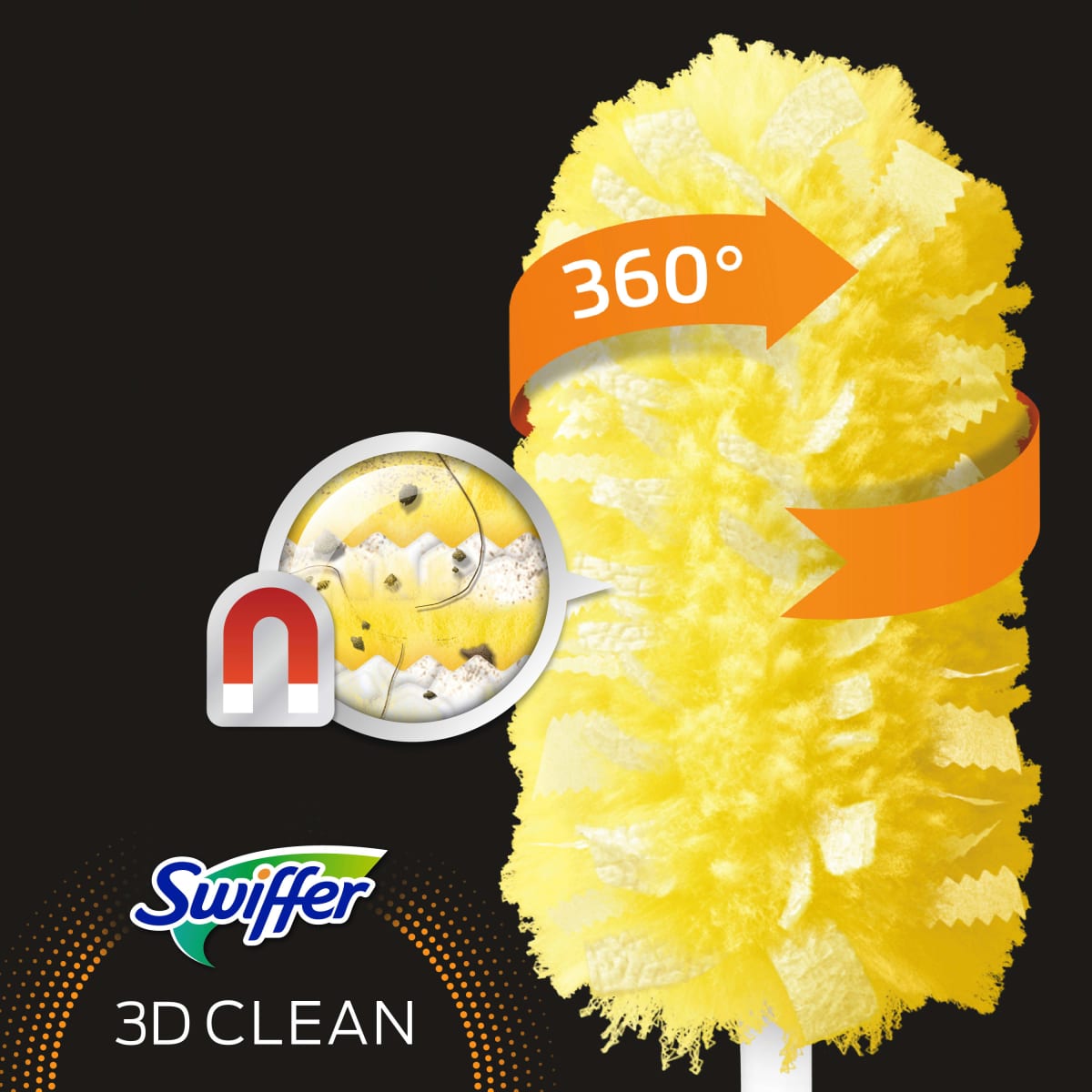 Staubwedelbezüge Staubmagnet 3D Clean Nachfüllpack, 5 St