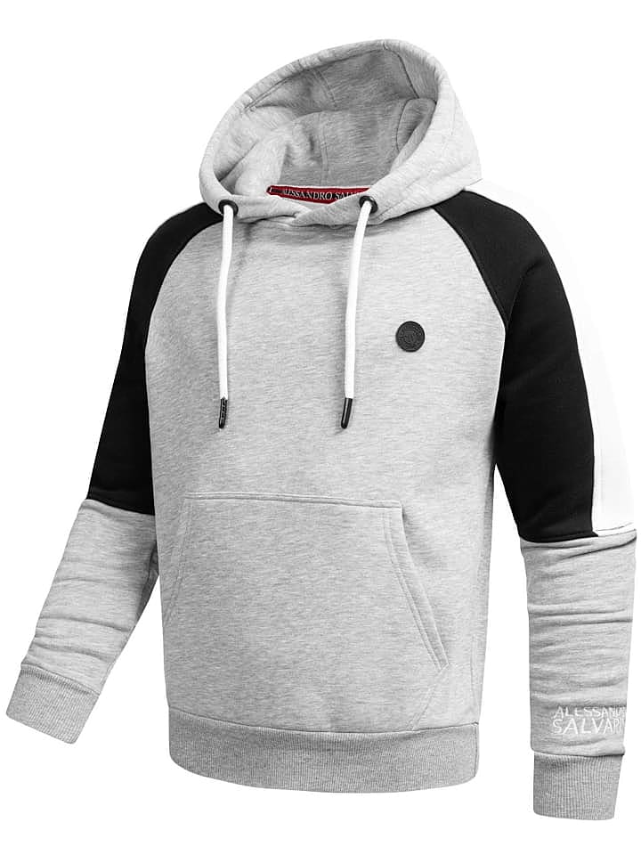 Alessandro Salvarini Sweatshirt AS-311 in Hellgrau günstig kaufen L