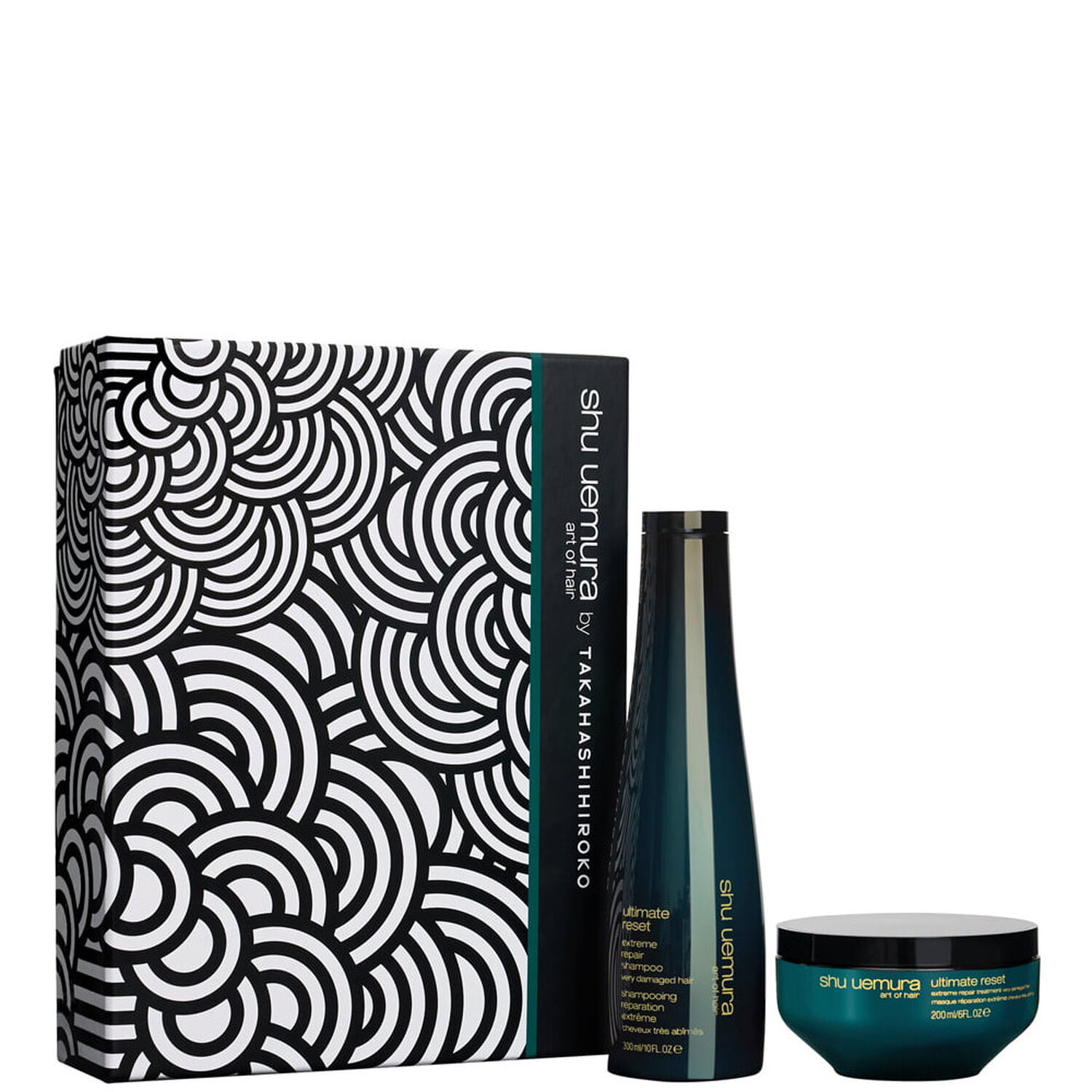 Shu Uemura Ultimate Reset coffret Shampoing 300 ml + Après-shampoing 250 ml