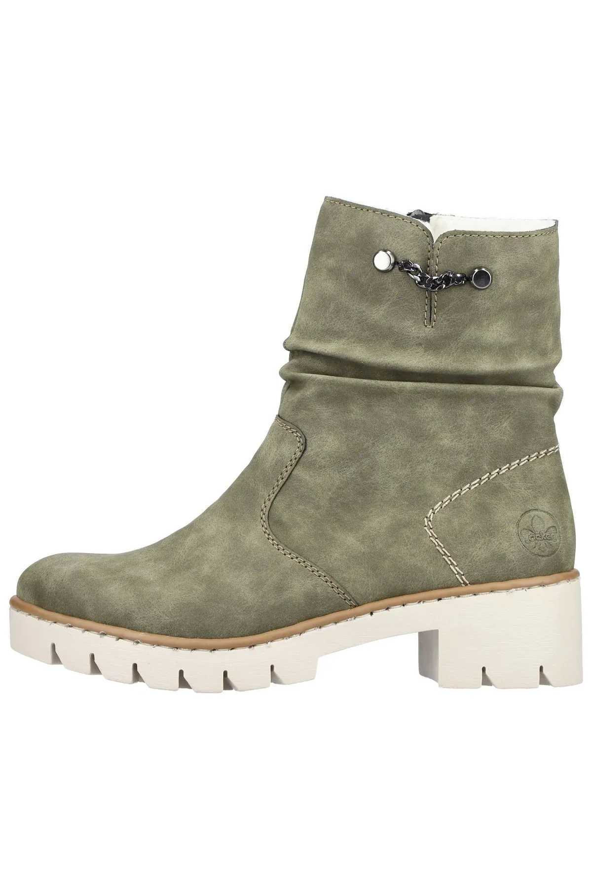 Rieker  Stiefelette - Grün - Blockabsatz