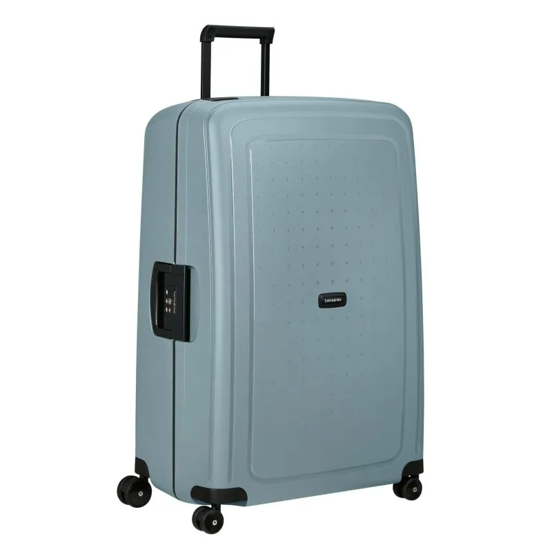 Samsonite S'CURE Spinner mit 4 Rollen 81cm XL - ICY BLUE
