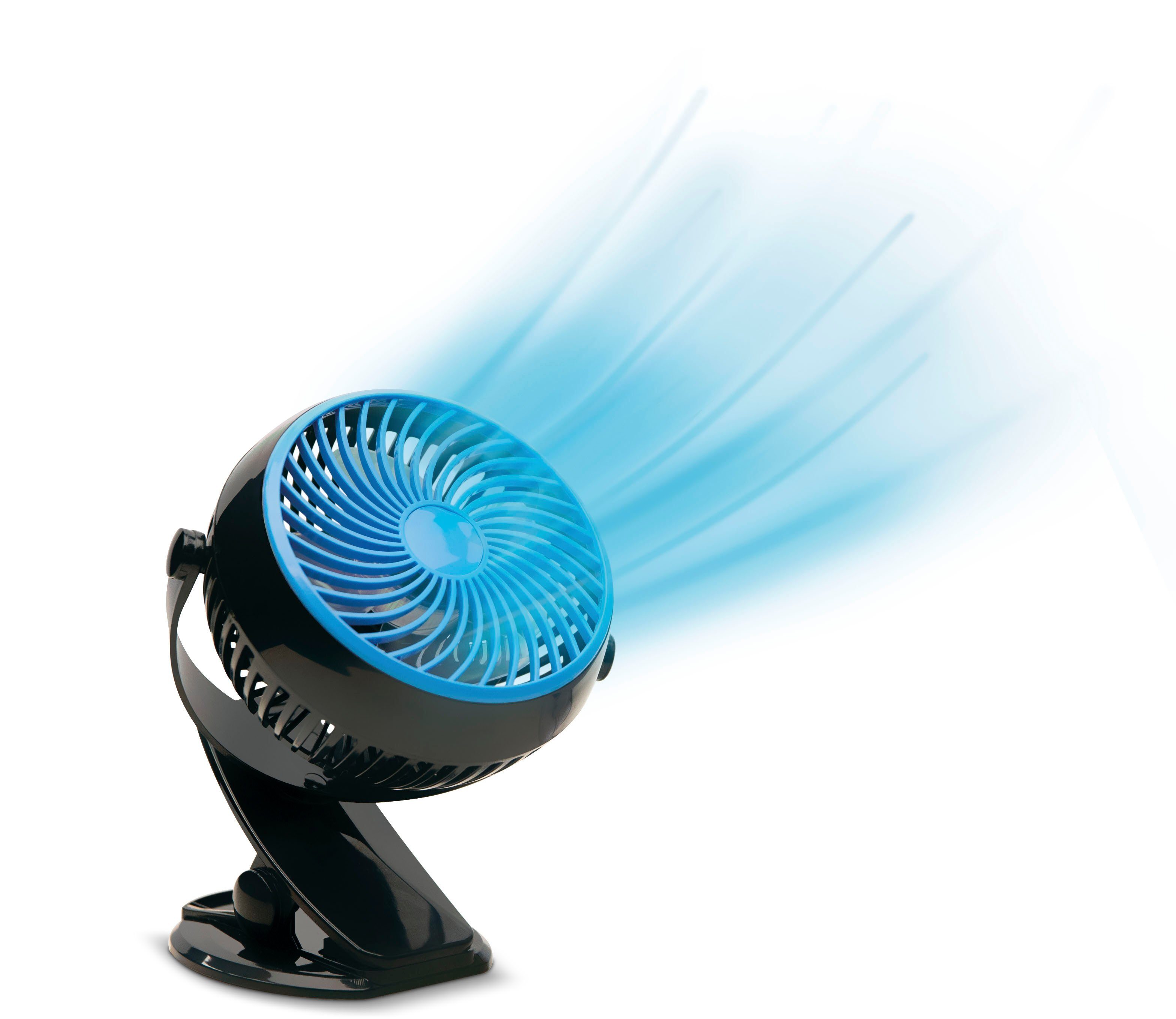 MediaShop Standventilator Go Fan, schwarz