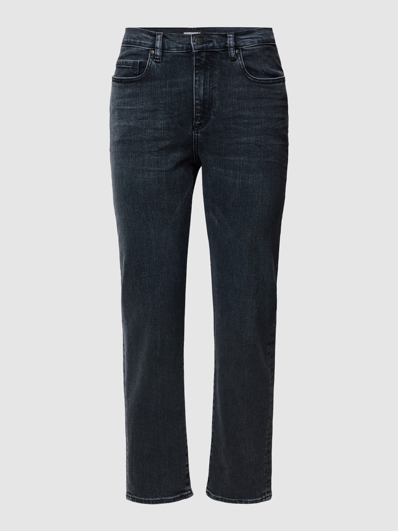Tapered Fit Jeans mit 5-Pocket-Design Modell 'CAYAA TAPERED' in schwarz