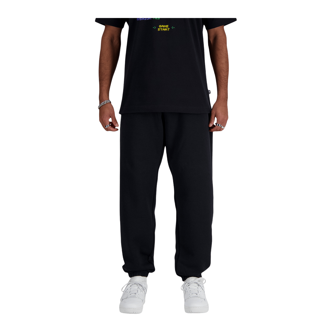 New Balance Sport Essentials Fleece Jogginghose Schwarz FBK