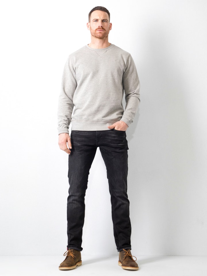 Petrol Industries Regular Tapered Fit Jeans Russel in Schwarz günstig kaufen