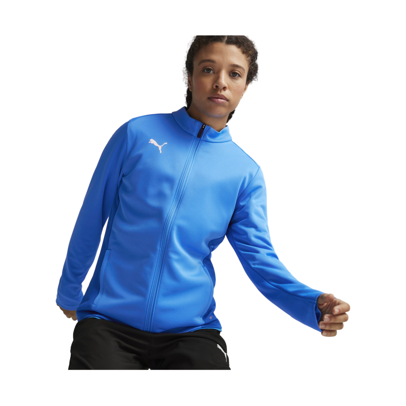 PUMA teamGOAL Trainingsjacke Damen Blau F02