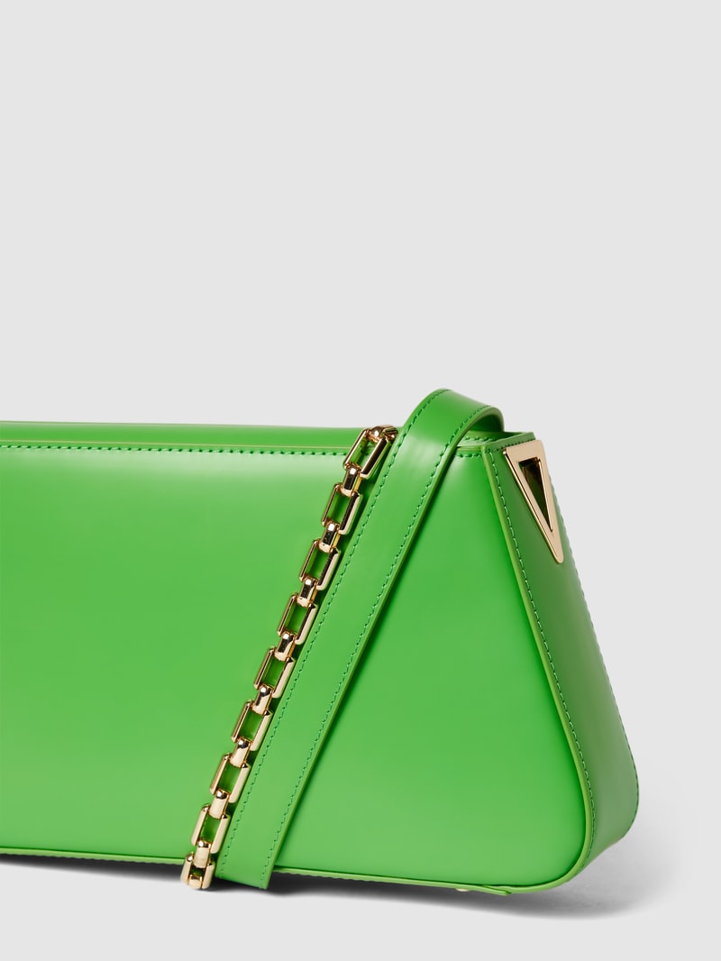Umhängetasche mit Henkel in metallic Modell 'Rio' in grün
