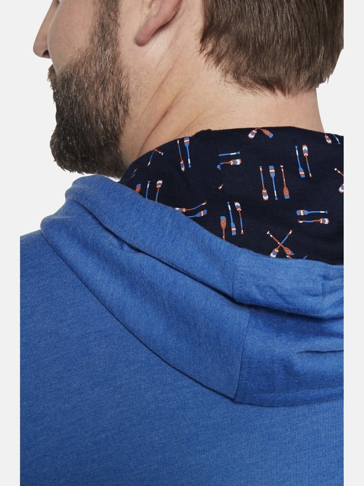 Charles Colby Sweatjacke DUKE EDMUND in blau melange günstig kaufen