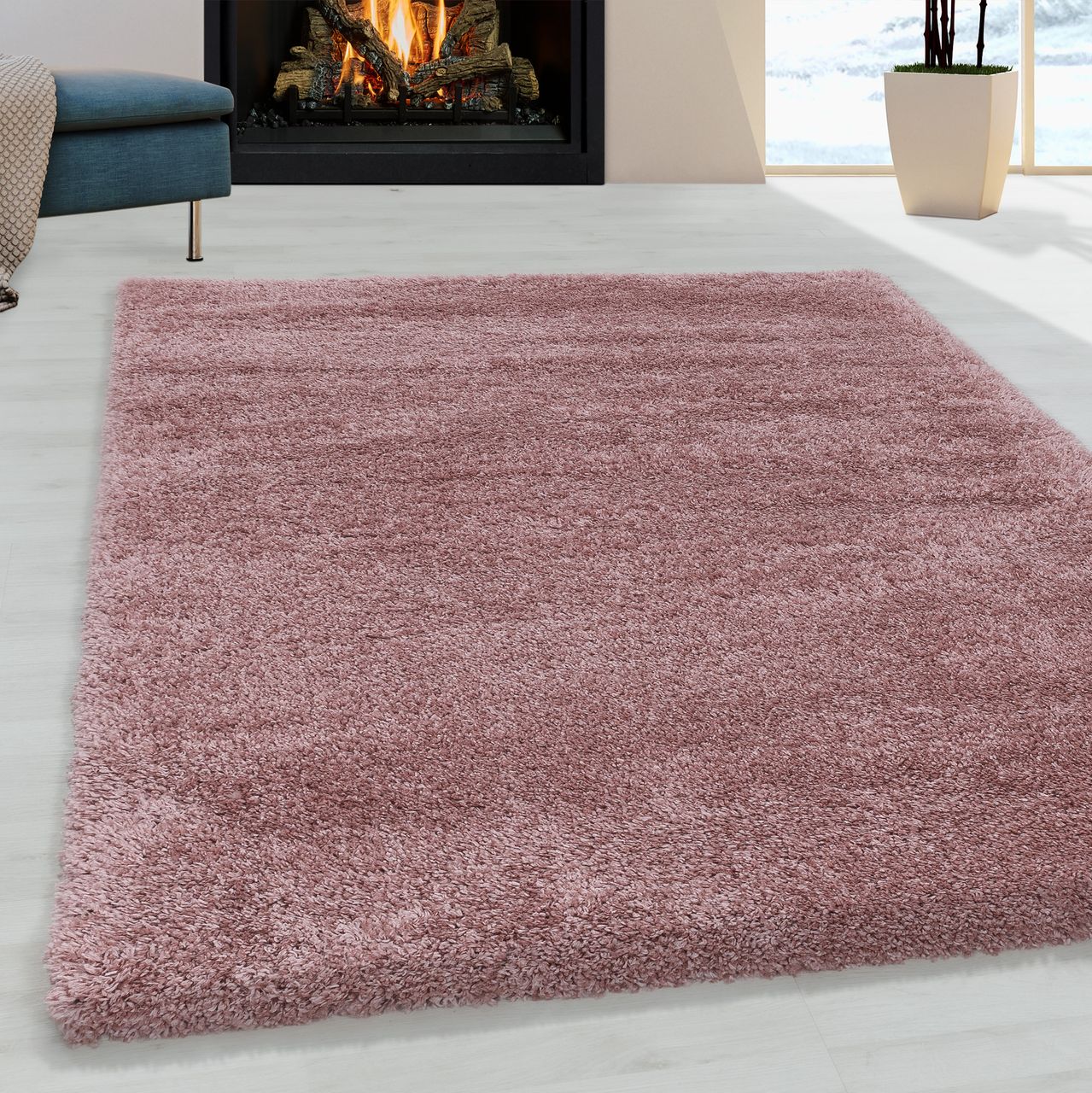 Ayyildiz Teppich, FLUFFY 3500, ROSE, 160 x 230 cm