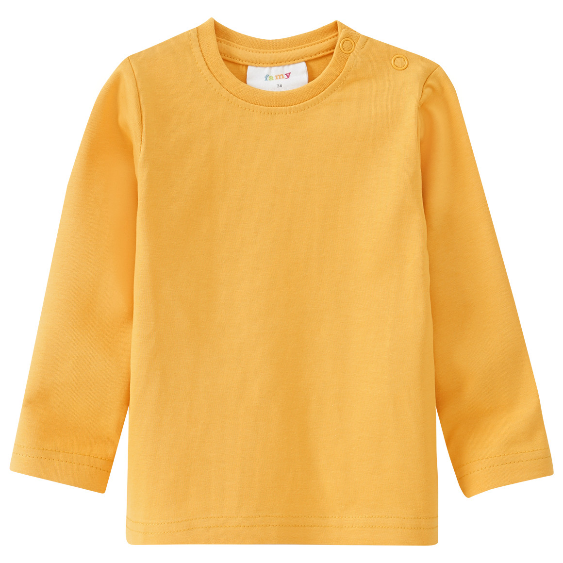 2 Baby Langarmshirts im Basic-Style
