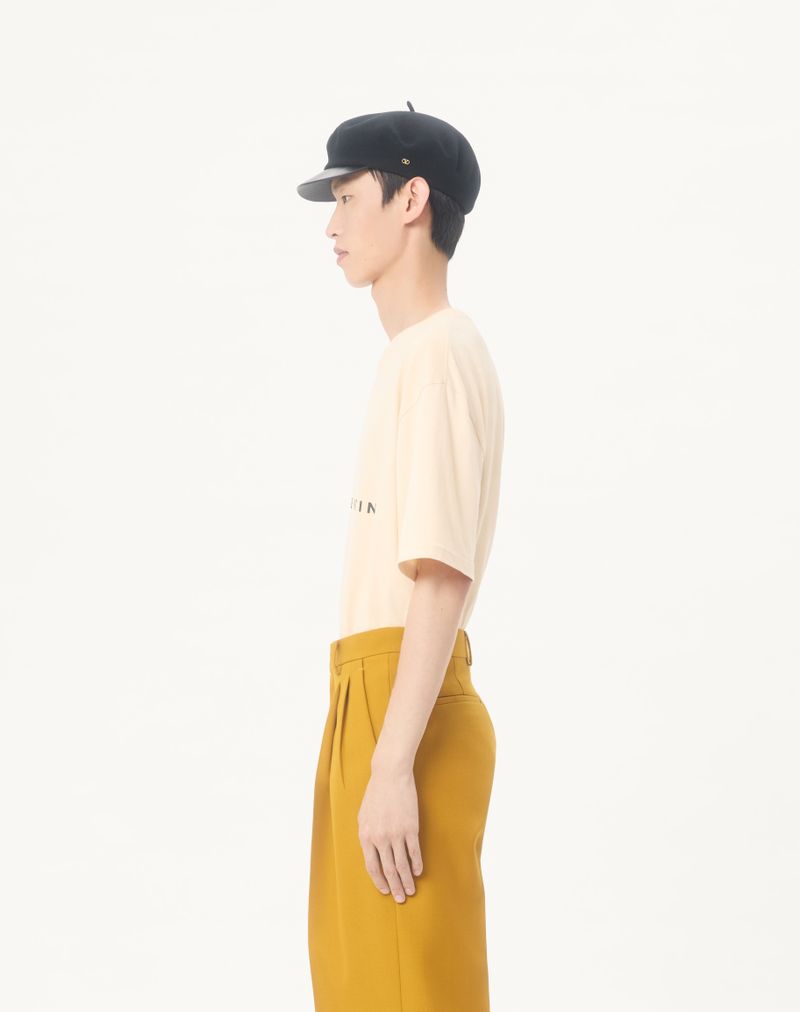 T-shirt en coton Valentino avec imprimé Made In Valentino