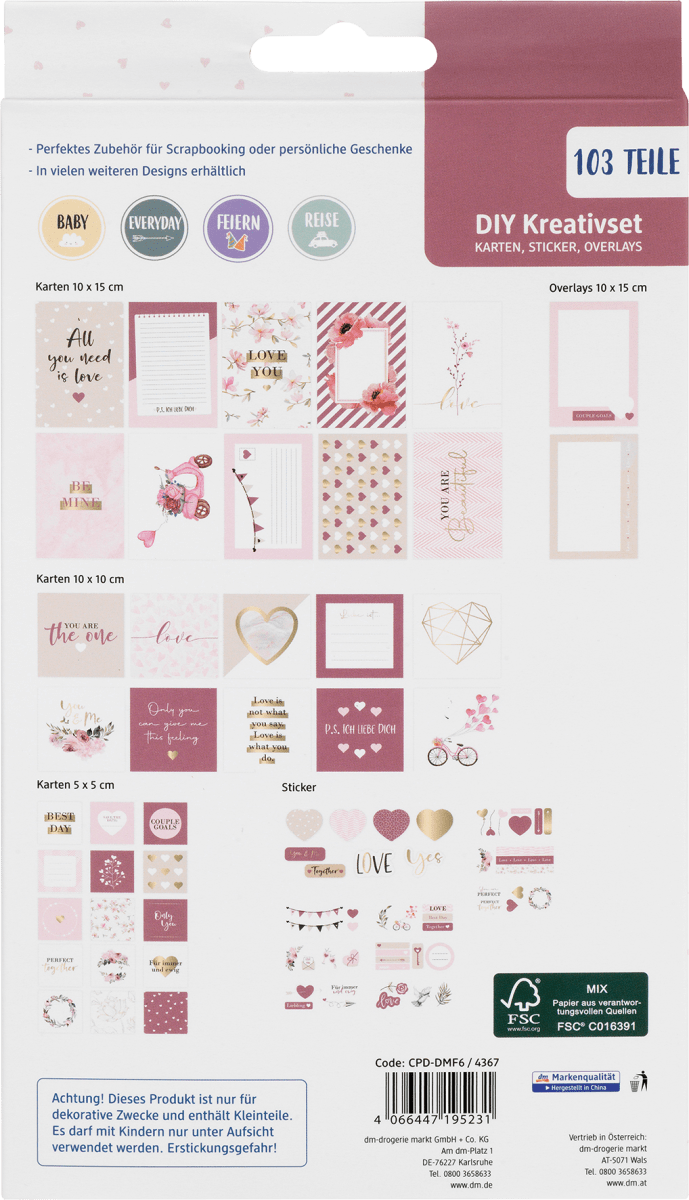 Kreativset DIY Liebe, 1 St