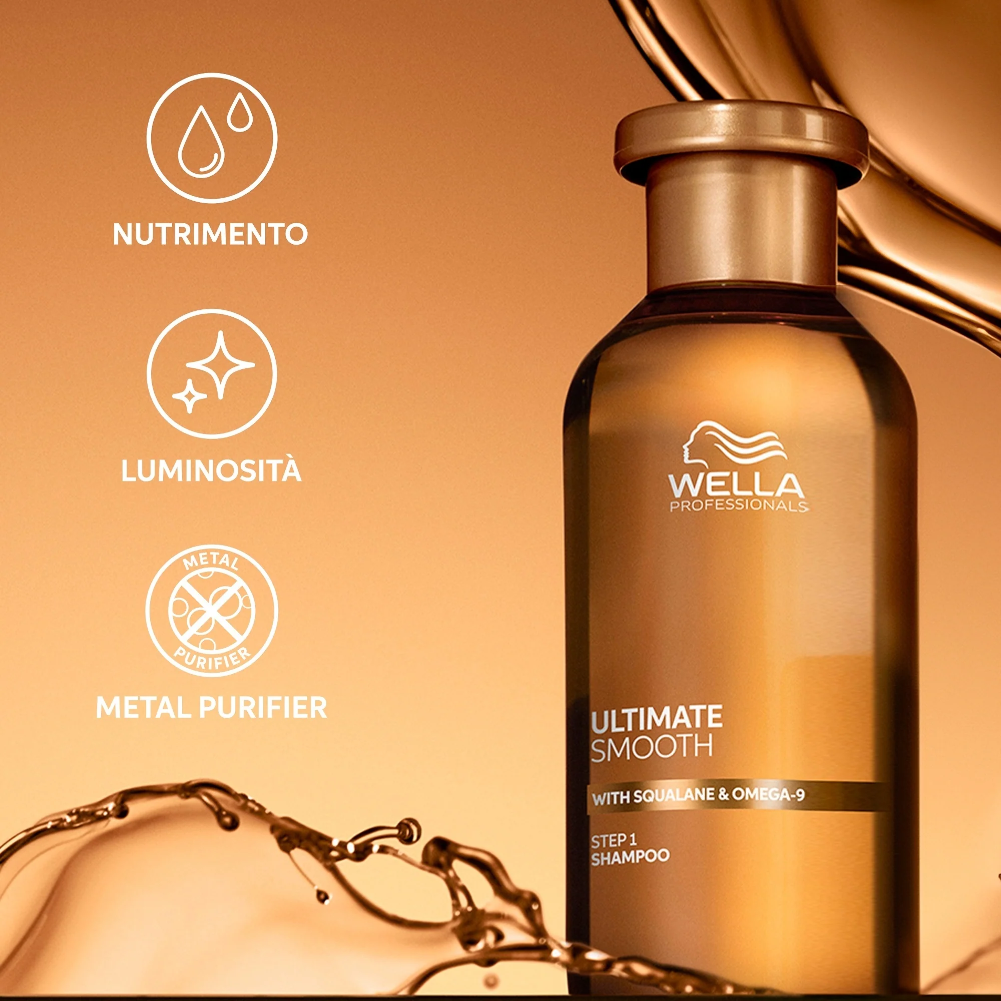 Ultimate Smooth Ultimate Smooth Shampoo - Champú Lisciante, Champú Nutritivo