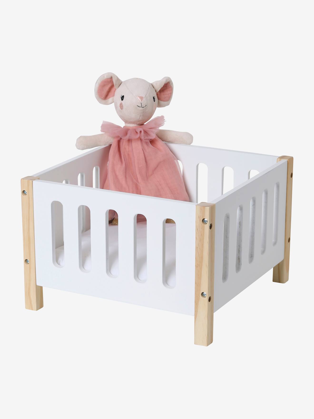 Parc pour poupon en bois FSC® beige