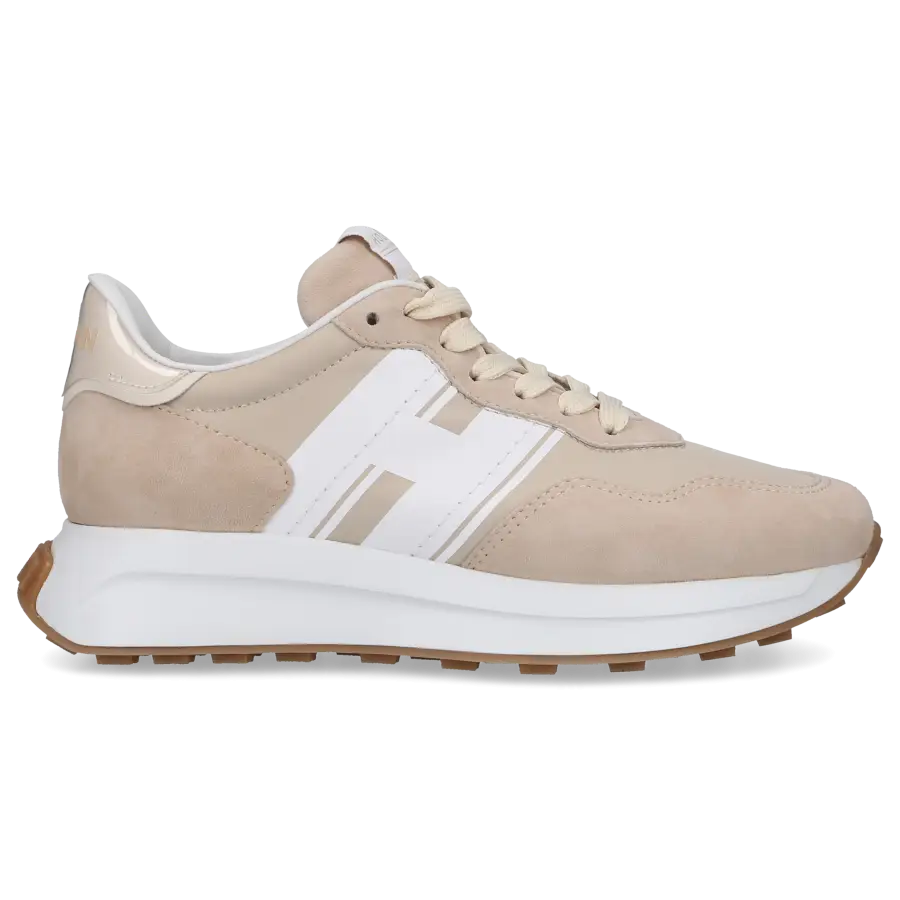 Hogan - Sneaker low H641 Veloursleder Textil - beige