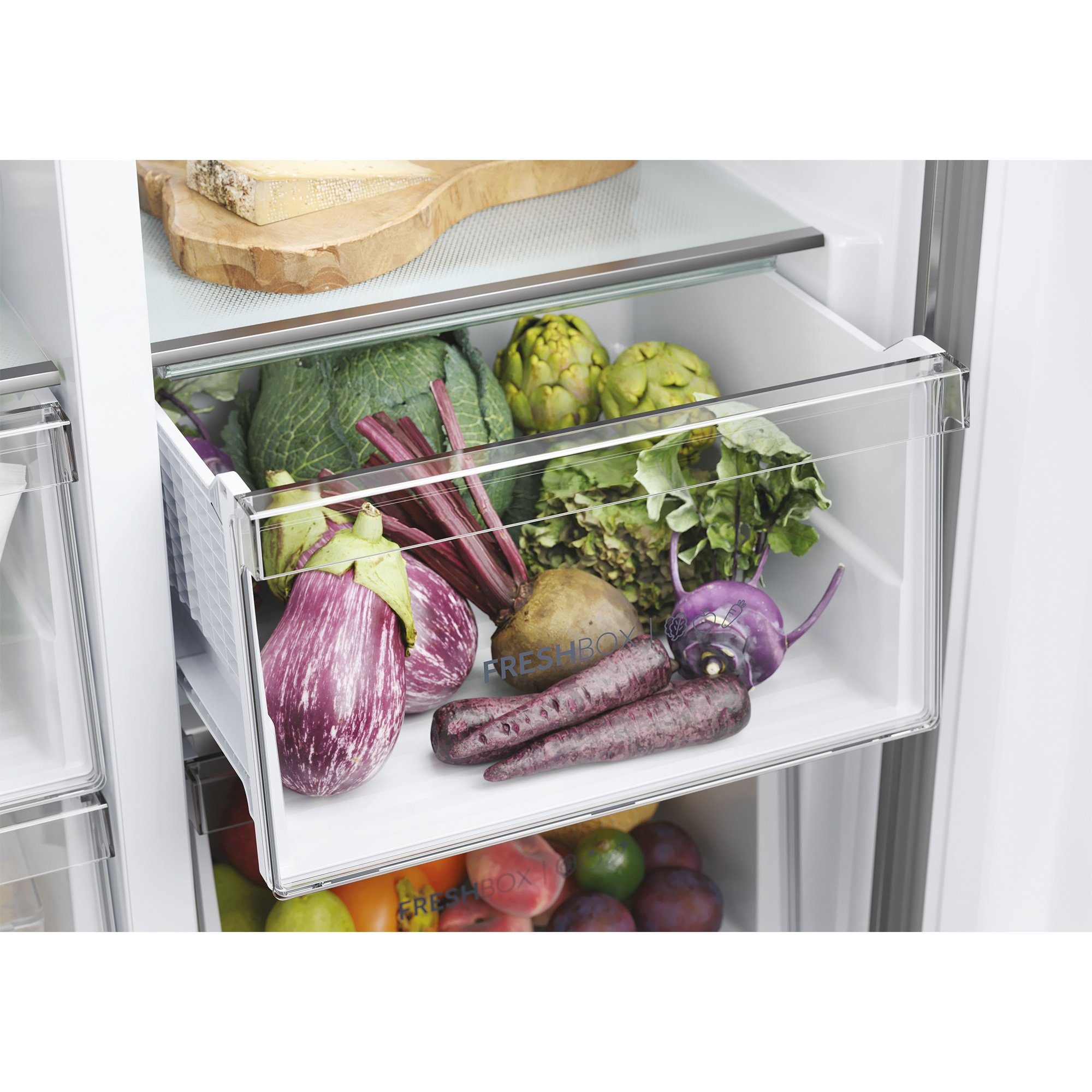 Haier Side-by-Side Front aus Edelstahl HSR5918DWMP, 177,5 cm hoch, 90,8 cm breit