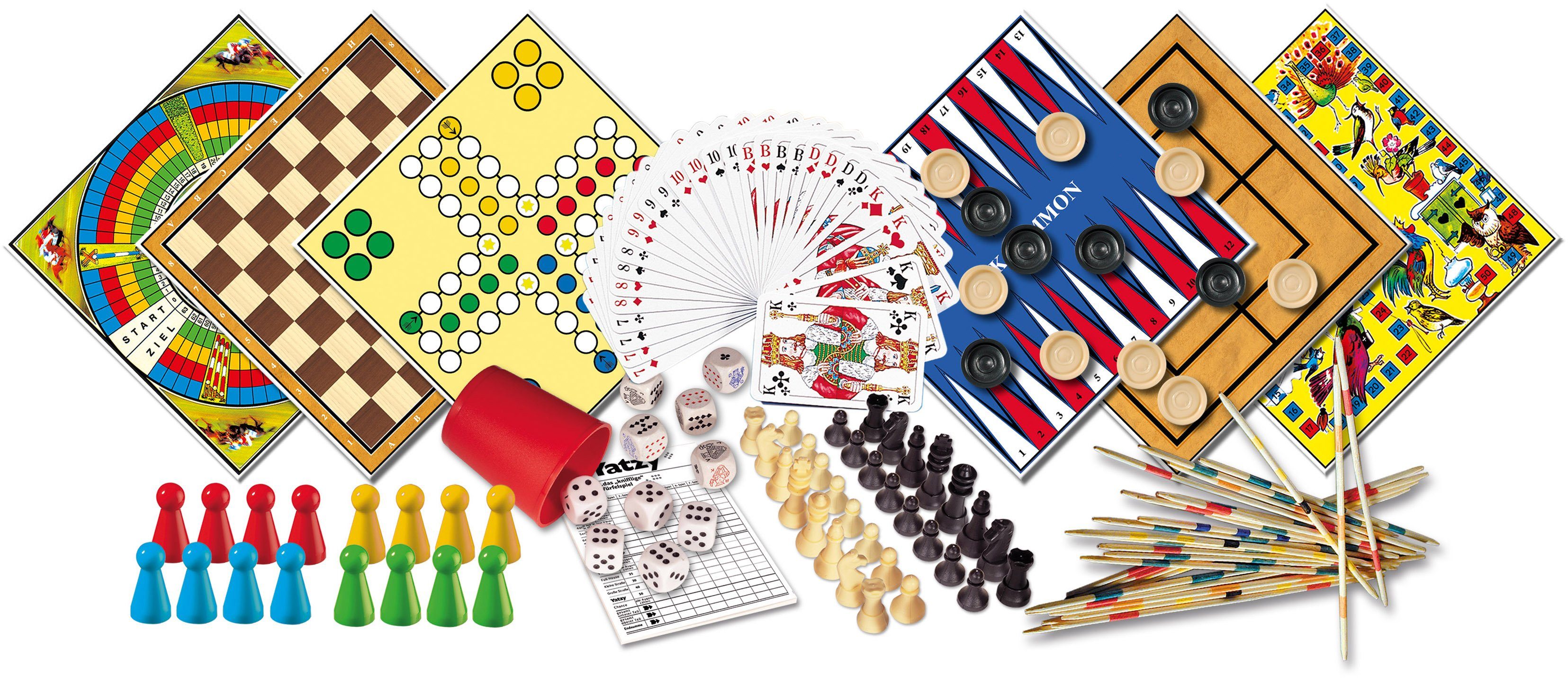 Noris Spielesammlung, Spieleklassiker - 400 Spielmöglichkeiten, Made in Germany
