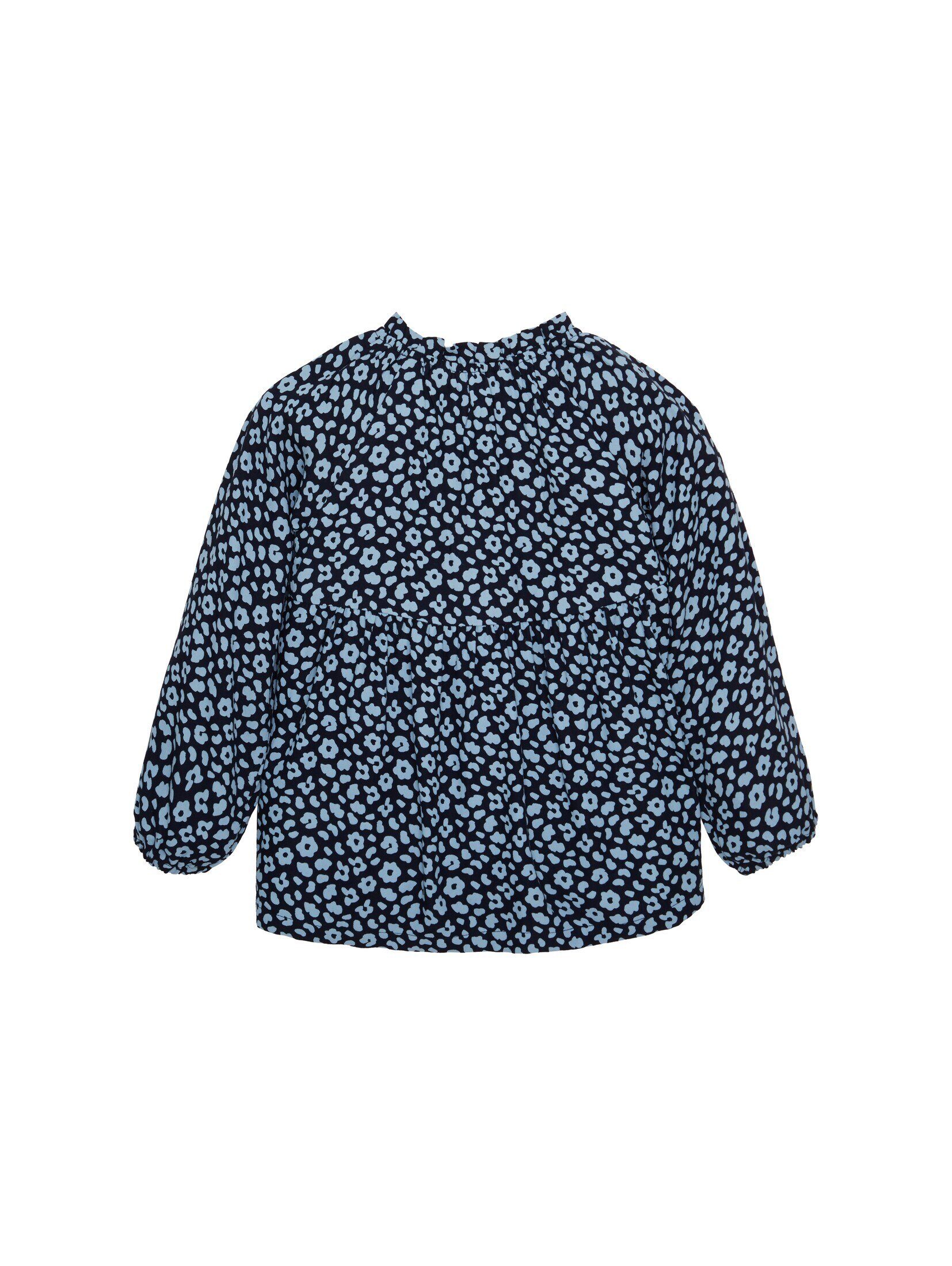 TOM TAILOR Carmenbluse Bluse mit Livaeco By Birla Cellulose™
