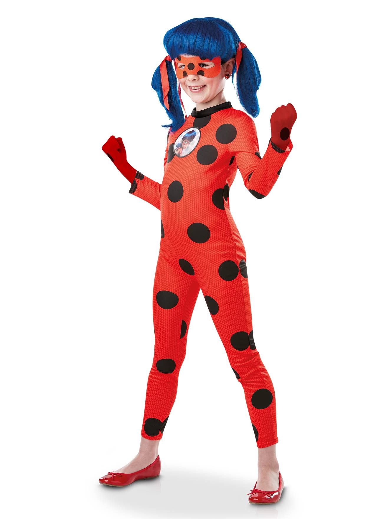 Déguisement Tikki Ladybug + gants