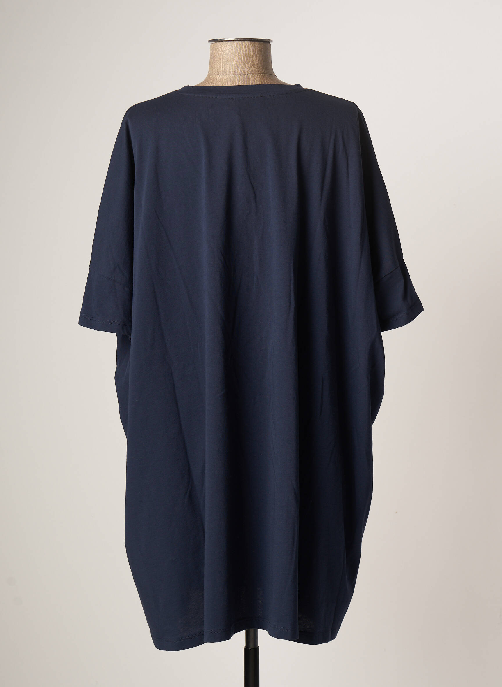 Ottod Ame Tuniquemanchecourte Femme couleur bleu