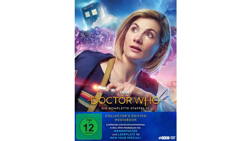 Doctor Who - Staffel 11 (Limitiertes Mediabook inkl. Wendeposter und Leerplatz für New Year Special) LTD.