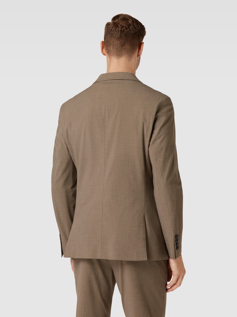 2-Knopf-Sakko mit Strukturmuster Modell 'paulo' in beige