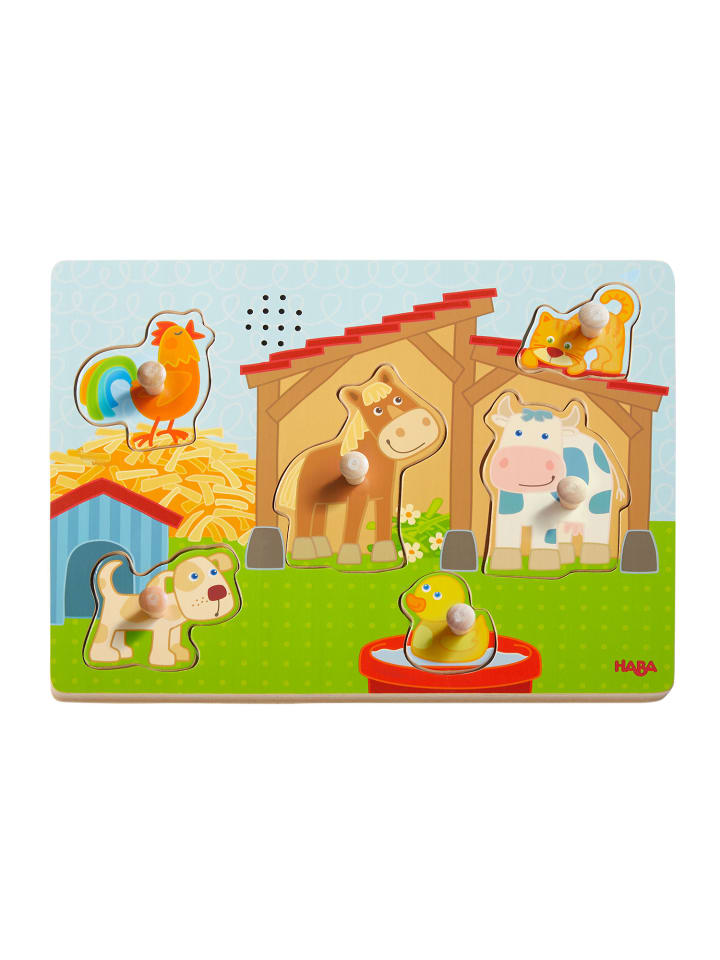 Haba Puzzle Sound-Greifpuzzle Auf dem Land in mehrfarbig günstig kaufen onesize
