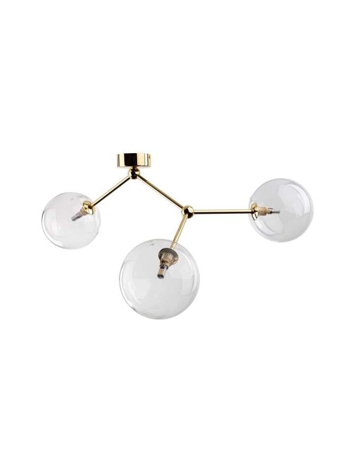 Licht-Erlebnisse Deckenlampe in Gold Transparent günstig kaufen onesize