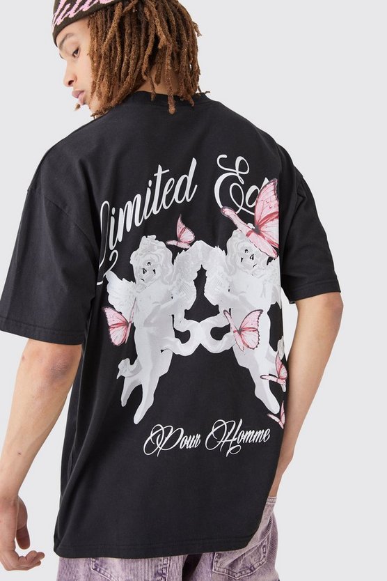 Oversize T-Shirt mit Limited Edition Cupid Print