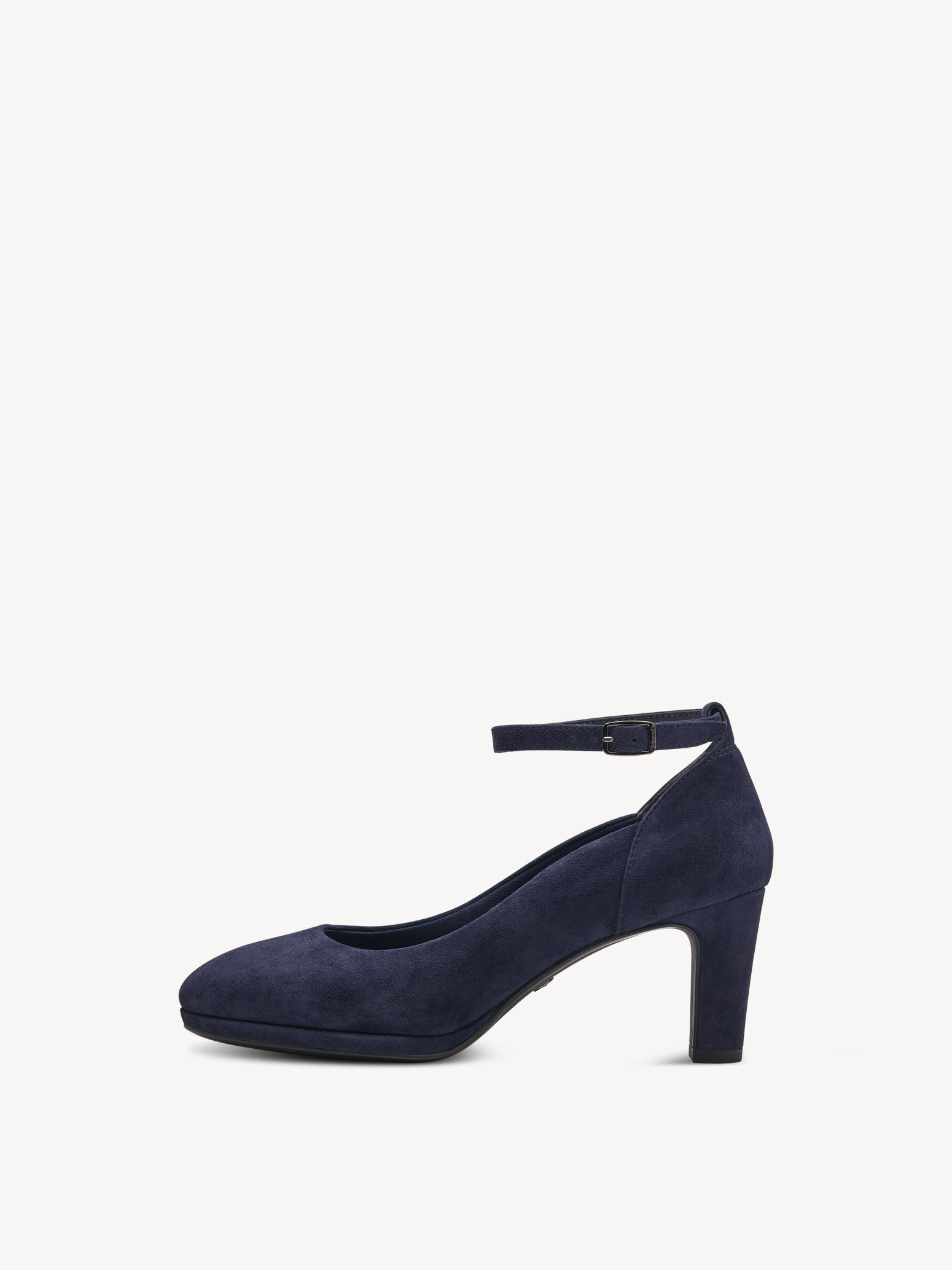 Escarpin en cuir - bleu