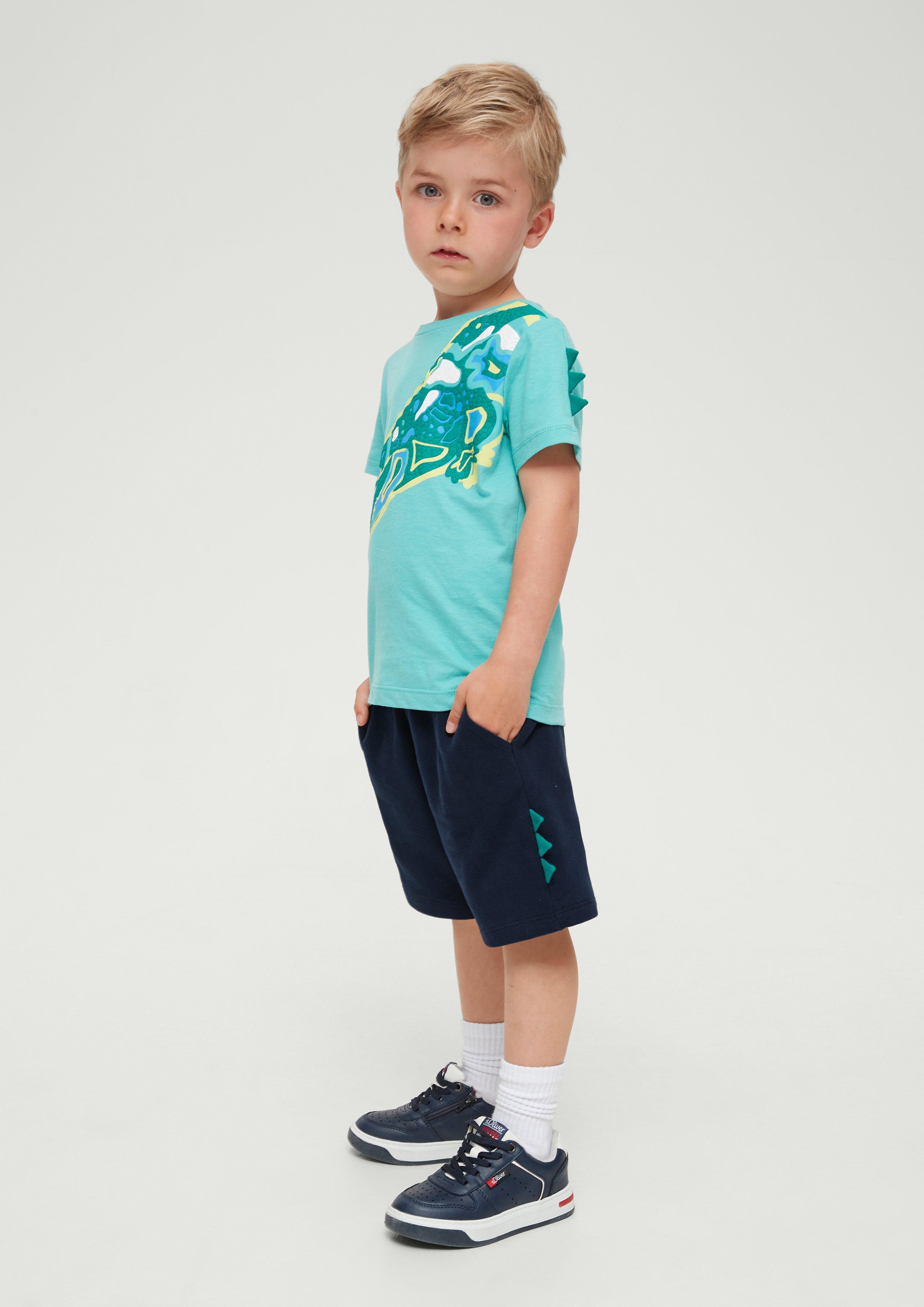 Loose: Bermudas mit Zacken-Applikation  2130675-5952