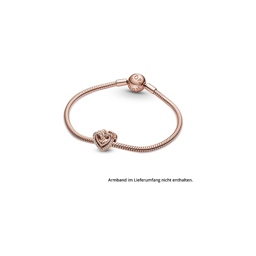 Pandora Charm Moments Funkelnde verschlungene Herzen