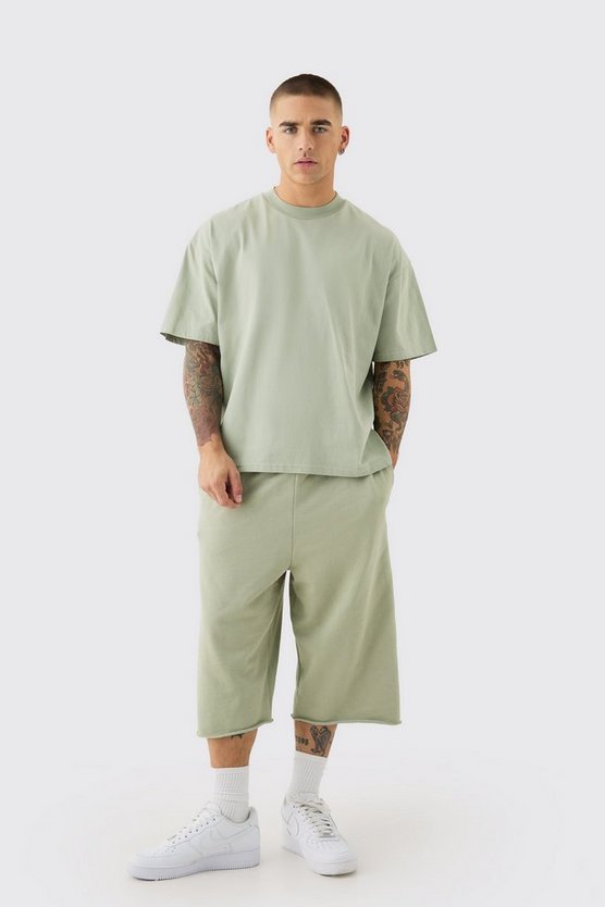 Kastiges Oversize T-Shirt & Shorts