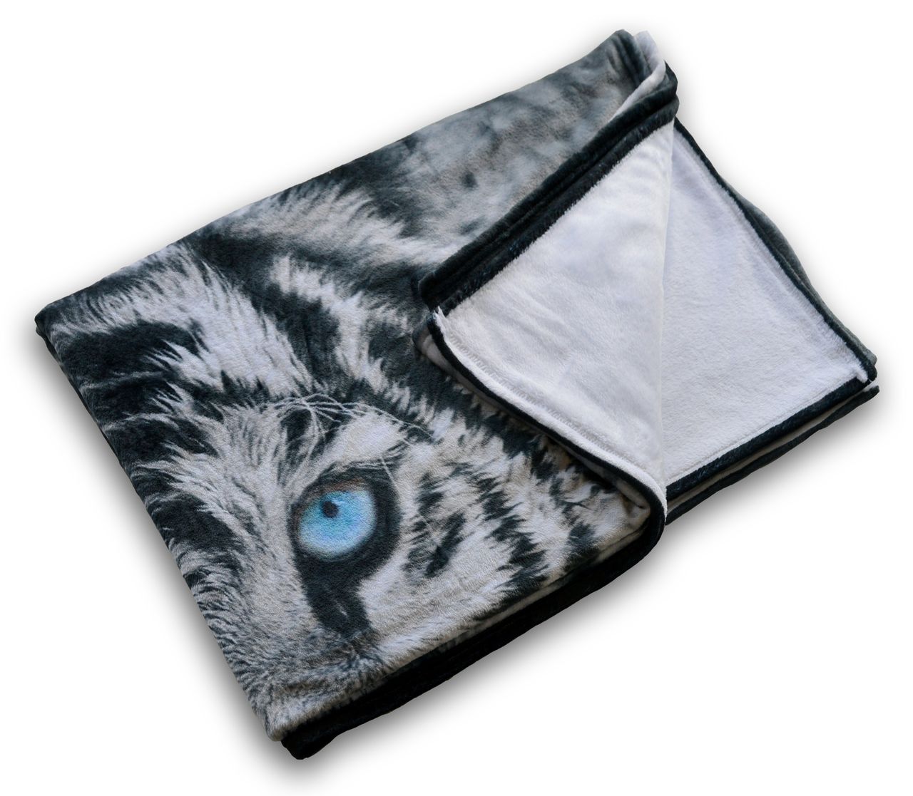 Kinzler Flanell Wohndecke Tiger