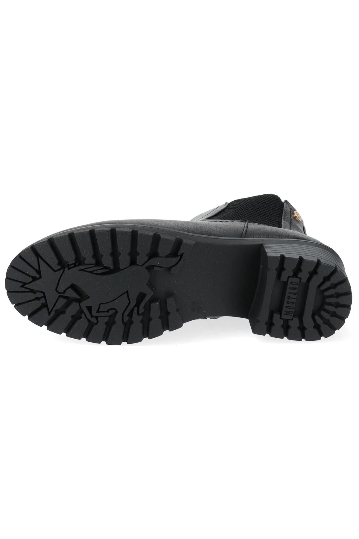 Mustang  Stiefelette - Schwarz - Blockabsatz